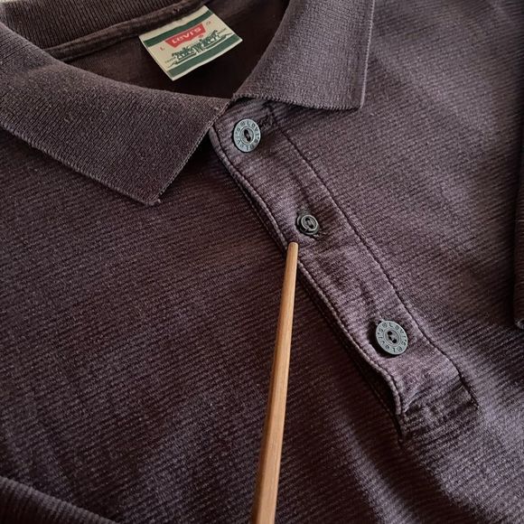 Levi’s 3 button collared shirt sleeve cotton shirt - Picture 8 of 8